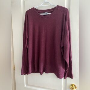 Buffalo David Bitton Deep burgundy Knit Top